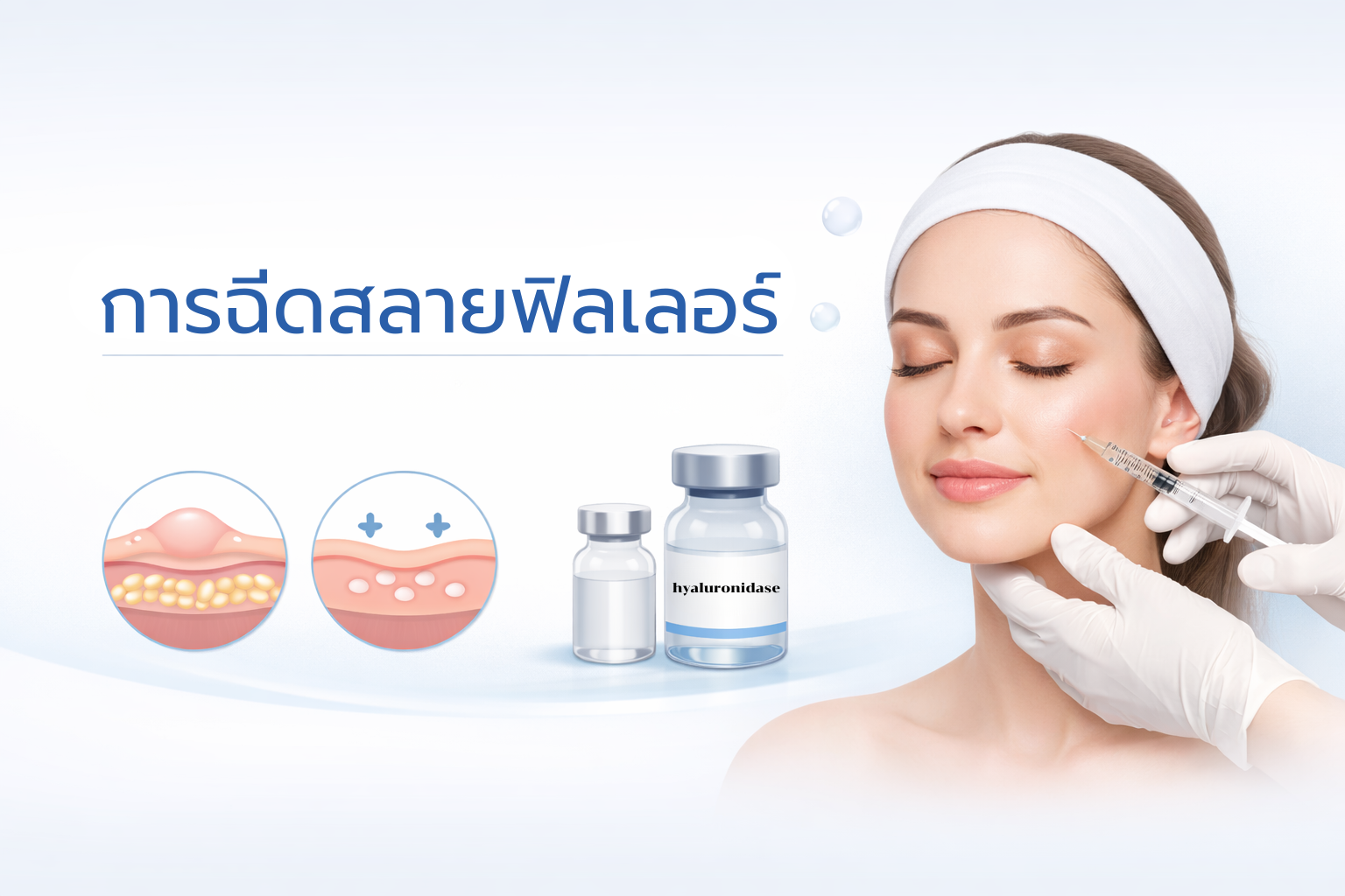 สลายฟิลเลอร์ คืออะไร? แก้ฟิลเลอร์เป็นก้อน เบี้ยว บวม ได้จริงหรือไม่